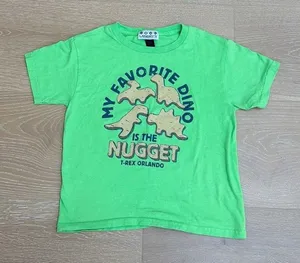 Landrys T Rex Cafe Nugget Tee Size XS Lime Green thumbnail 1