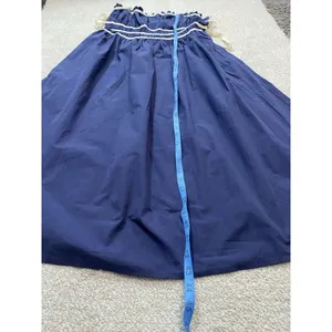 Women's Blue Sleeveless Dress Size L 100% Cotton thumbnail 14