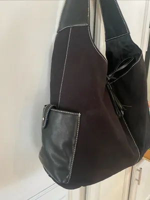 GIVENCHY PARFUMS LADIES vintage LARGE CANVAS BAG thumbnail 3