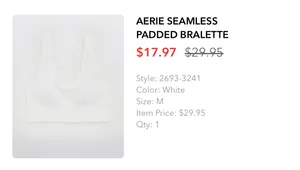 Aerie Seamless Padded Bralette thumbnail 4