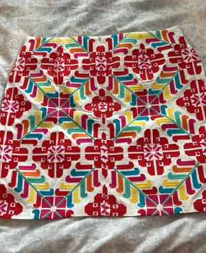 J.Marie Patterned Skirt Size L thumbnail 1