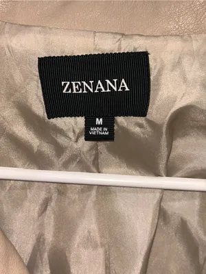 Zenana Beige Blush Vegan Faux Leather Belted Moto Jacket M thumbnail 5