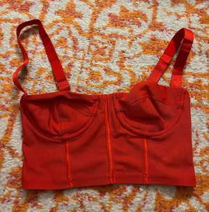 Edikted Red Corset Top  thumbnail 1