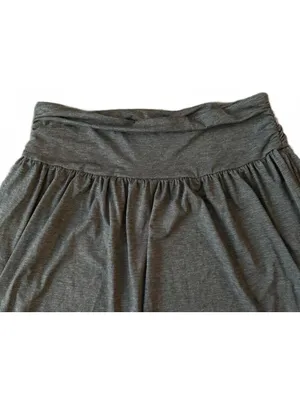 Halara NEW Fit and Flare Skirt Size Medium Gray Comfort City Chic Casual Soft thumbnail 3