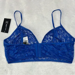 NWT INC International Concepts Women’s Lace Bralette | Size: L | Deep Cobalt thumbnail 3