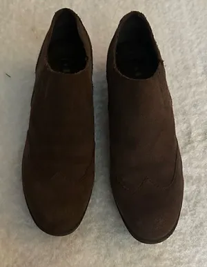 Korks brown booties 7.5 ankle winter women thumbnail 1