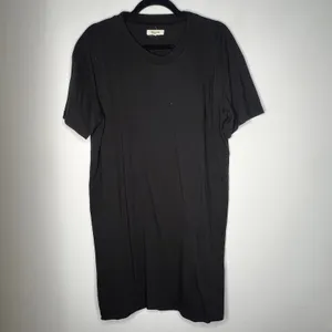 Madewell Black T-shirt Mini Dress Size Large thumbnail 2
