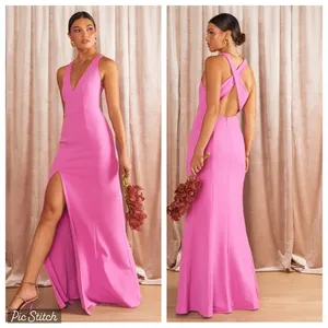 Gorgeous New Show Me Your Mumu Rachel Crepe Gown! thumbnail 1