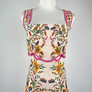NWOT FARM Rio Linen Convertible 2‑in‑1 Dress Detachable Top & Skirt set Sz XS thumbnail 4