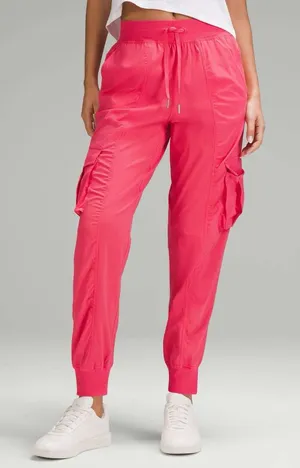Lululemon Dance Studio Cargo Jogger S Glaze Pink Relaxed Fit‎ LW5GICS thumbnail 1