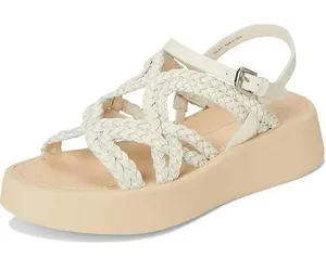 dolce vita gatsby sandals in cream leather thumbnail 1