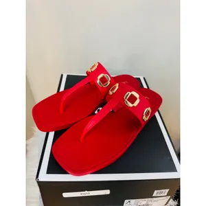 Larroudé Milan Slide‎ Cushioned Sandal (Women), Scarlett Red, Size 8/9, NWT thumbnail 11