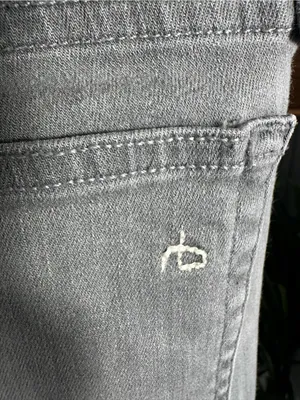 J130. Rag & bone slim fit Women’s Grey Jeans thumbnail 5