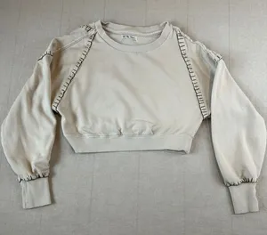 Free People | We The‎ Free Cropped Sweatshirt Beige | Women's XS thumbnail 1