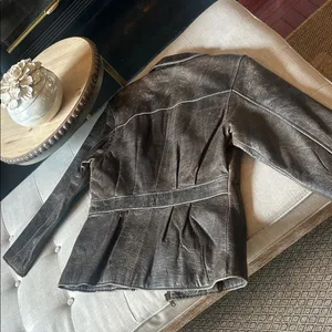 Pelle Studio Wilson’s Leather Thinsulate 3M 100% Brown Leather Acid Washed thumbnail 9