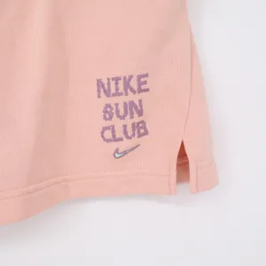 Nike Shorts Womens XL Sun Club Pink Graphic French Terry Pockets Excellent thumbnail 5