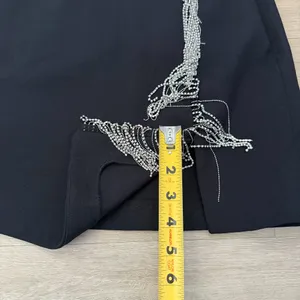 Zara Black Embellished Mini Skirt thumbnail 5