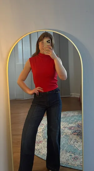 House of Harlow Red Work Top thumbnail 2