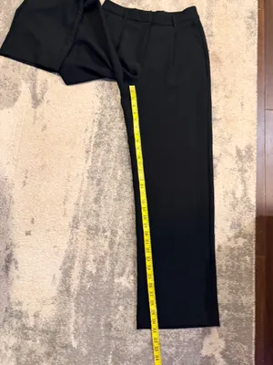 Old Navy Black Full Length Pleated Dress Pants thumbnail 6
