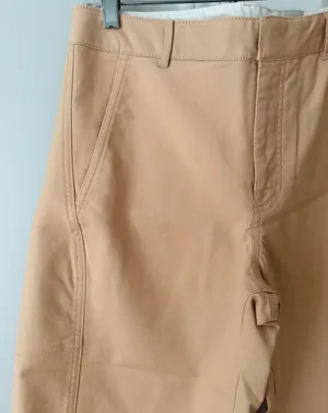 Anthropologie Maeve Curved Cropped Chino Pants, Size 6 thumbnail 6