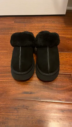 UGG Platform Slippers Black thumbnail 7