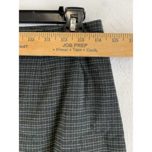 VTG Y2K Route 66 Women’s Mini Skirt Plaid Grunge Green Size 16 thumbnail 6