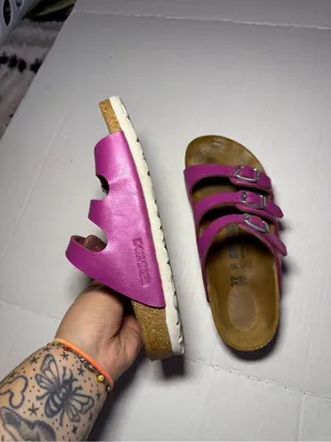 Birkenstock Florida Pink Sandals Excellent condition thumbnail 4