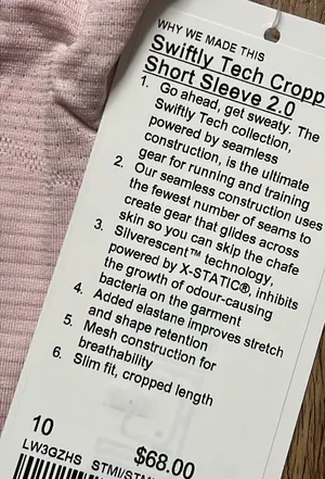 Lululemon Swiftly Tech 2.0 Short Sleeve Shirt thumbnail 5