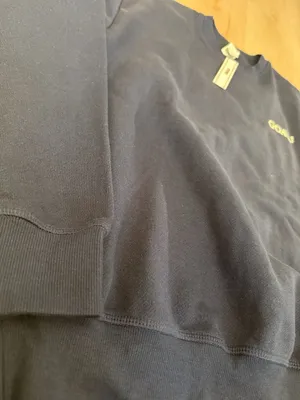 Victoria's Secret PINK Hockey Sweatshirt Size XS Navy Blue Crewneck NWT thumbnail 5