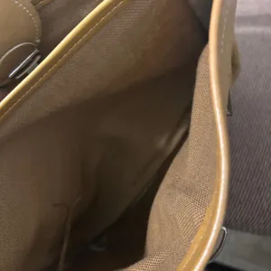 Vintage Tan Genuine Leather Shoulder Bag thumbnail 13