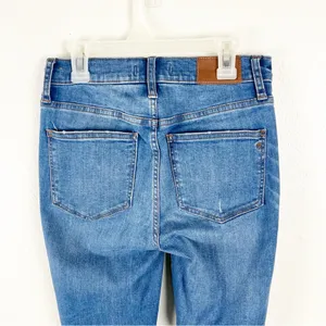 MADEWELL Cali Demi-Boot Button Fly Flare Leg Ripped Denim Jeans 25 Preppy Casual thumbnail 7