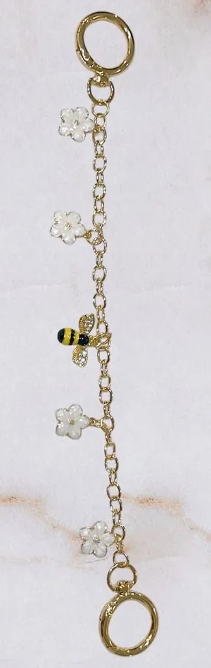 Purse Charms, Keychains, Key Holder, Bag Charm, Purse Accessory, Charm Chain thumbnail 1