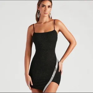 Windsor Black Mini Dress thumbnail 3
