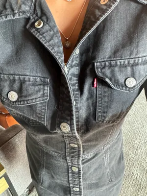 Levi’s Ellie Black Denim Jacket  thumbnail 4