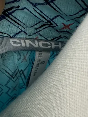 Cinch Women's Light Blue Printed Button-Down Shirt thumbnail 2