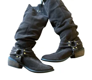 Restricted Dark Brown Over the Knee Boots Size 7 thumbnail 1