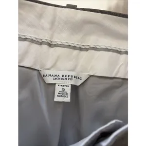 Banana Republic Jackson Fit Trouser Womens 10 Brown Wool Stretch Pants Size 10 thumbnail 4