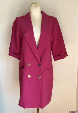 Amanda Uprichard Pink Short Sleeve Blazer Dress thumbnail 1