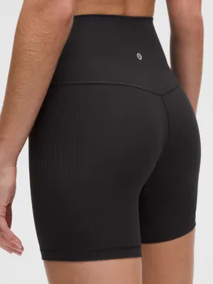NWT Lululemon Align High-Rise Ribbed Short 6" Size 4 thumbnail 2
