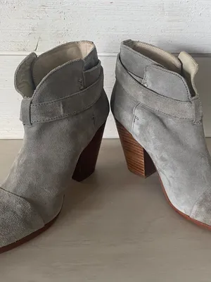 Rag & Bone New York Harrow Women’s Suede Ankle Boots Size 7.5 Made in Italy thumbnail 7
