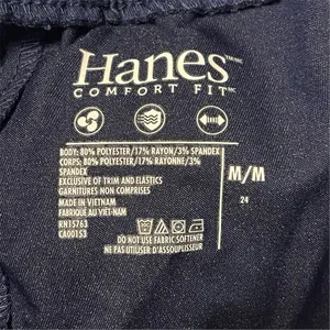 Hanes Scrub Pants Womens Size M Navy Blue Straight Leg Cargo Drawstring NWT thumbnail 6