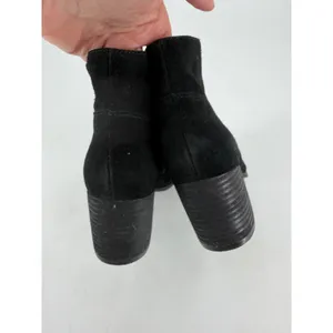 Blondo Alida Boot Size 7 Black Suede Waterproof Ankle Bootie Minimalist Timeless thumbnail 8