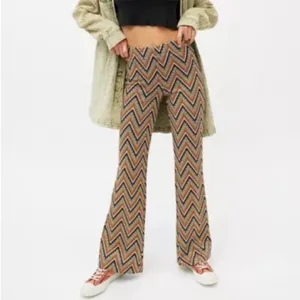 Urban Outfitters‎ Bryan Geometric High Waisted Flare Pants size small thumbnail 3
