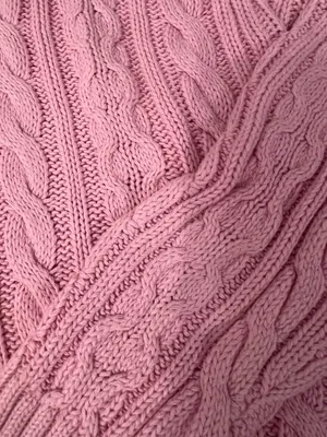 Lauren Ralph Lauren Pink Cable-Knit Half-Zip Turtleneck Sweater thumbnail 4