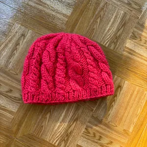 ⭐️ pink north face toboggan winter hat thumbnail 3