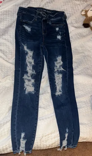 American Eagle Outfitters Jeans Ripped Skinny thumbnail 1