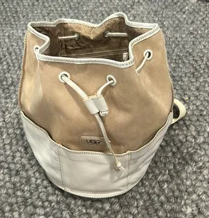 UGG‎ Creme Canvas Bucket Bag thumbnail 1