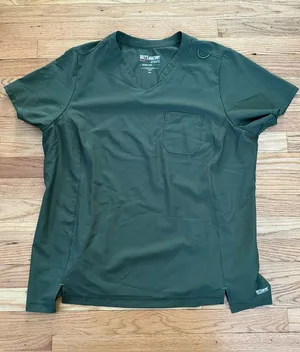 Grey's Anatomy Evolve Sway Tuck-In Top Fern Green size 2XL thumbnail 1