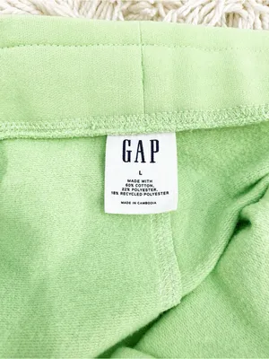 GAP Light Green Drawstring Athletic Shorts thumbnail 4