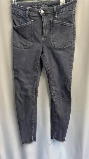 We The Free Skinny Jeans Womens Size 28 Blue Denim Slim Fit Zip Fly Hipster B76 thumbnail 1